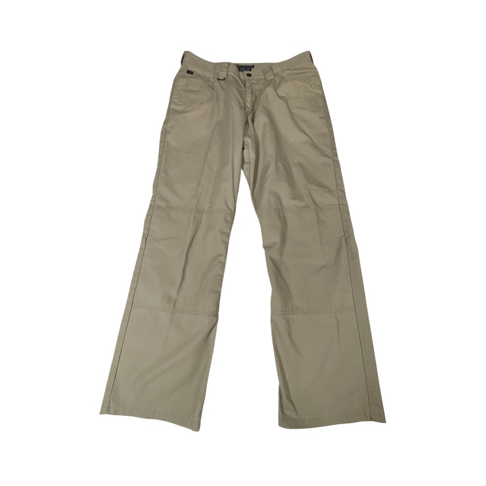5.11 Tactical Series Mens Tan Ripstop Multi Pocket Cargo Pants 34x34 Khaki
